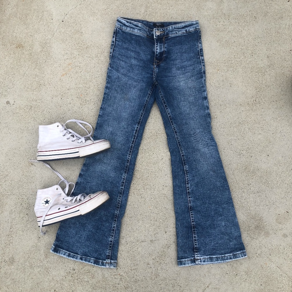forever 21 jegging bell bottoms